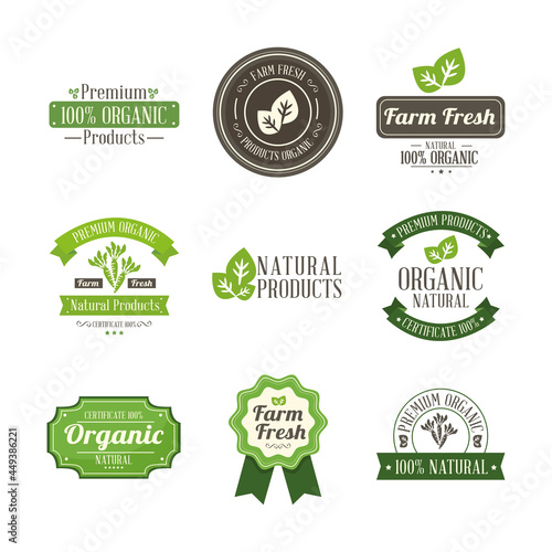 icons for organic products label
