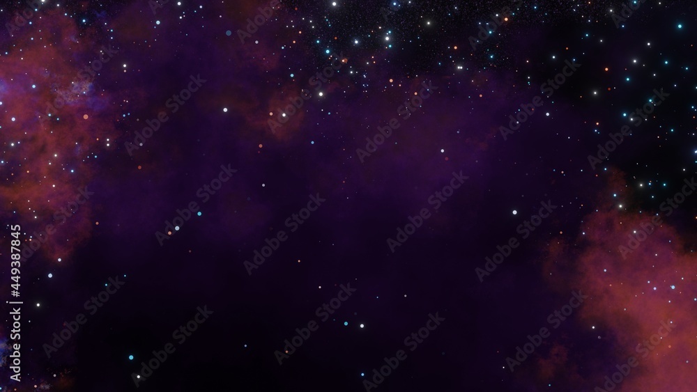 Fototapeta premium purple nebula