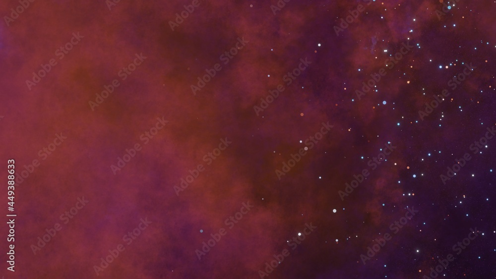 Obraz premium purple nebula