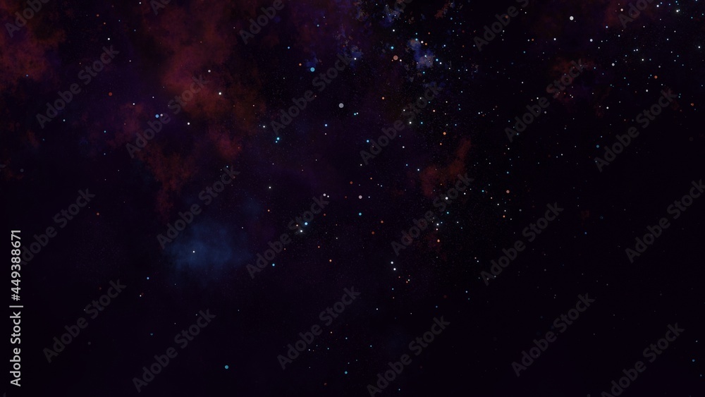 Obraz premium purple nebula