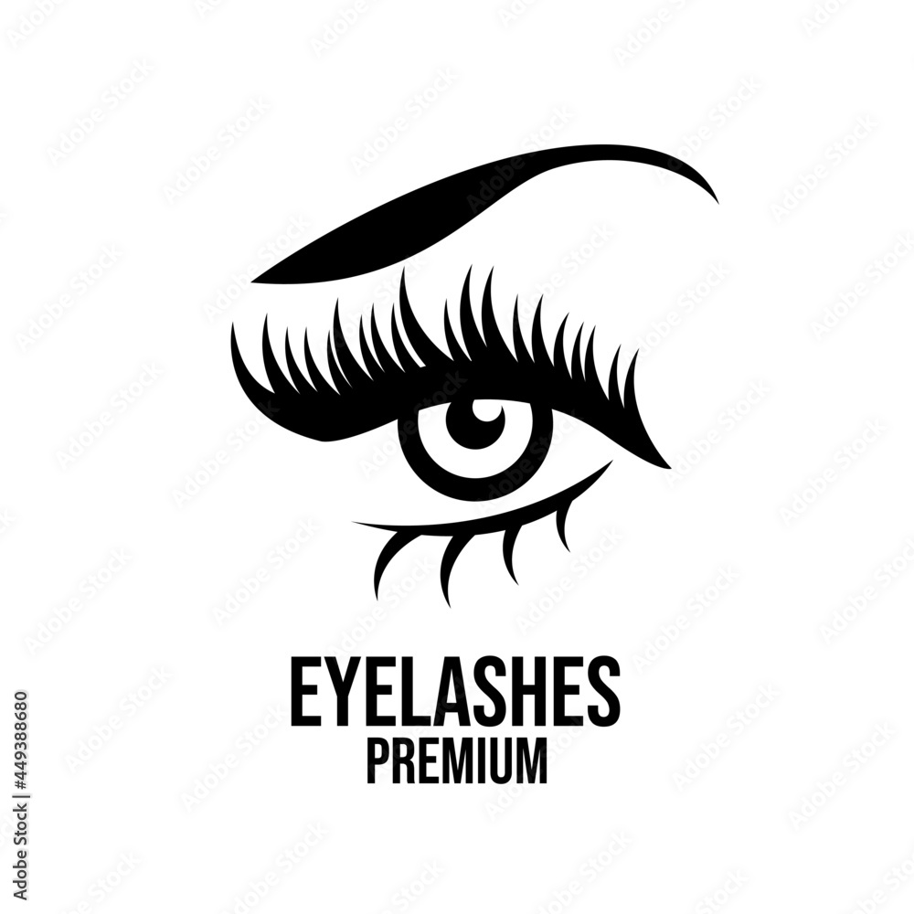 premium eyelash extension beauty make up salon vector design premium eyelash extension beauty make up salon vector design