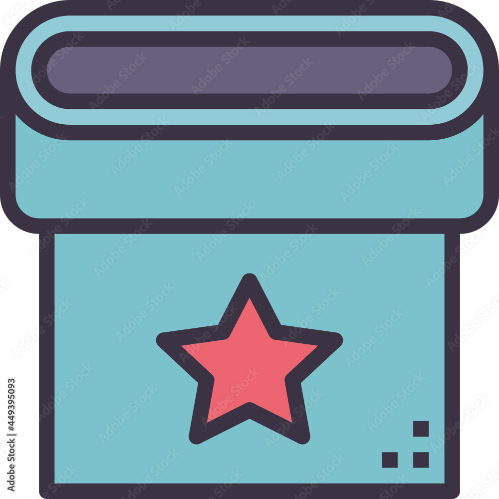 Fototapeta premium warp outline style icon