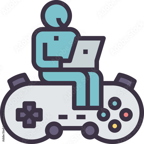 developer outline style icon