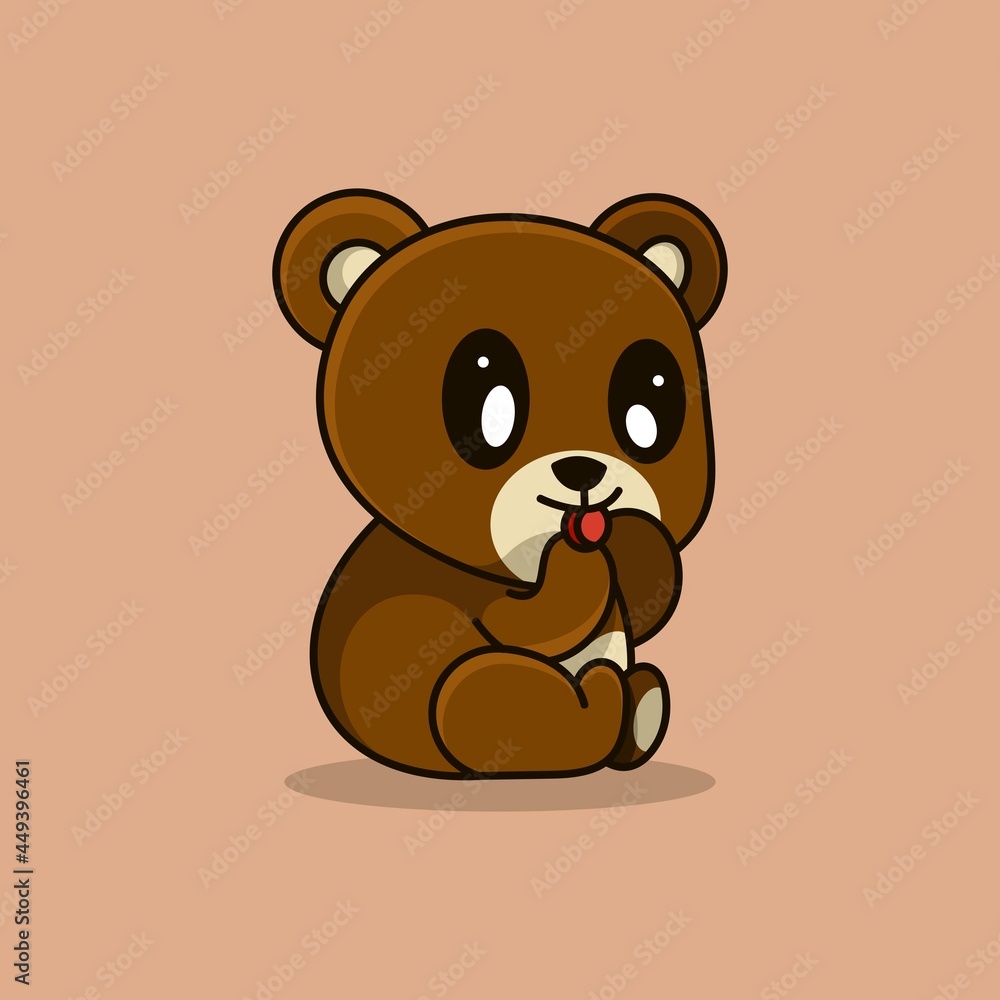 panda mascot character logo design vector illustration panda mascot character logo design vector illustration