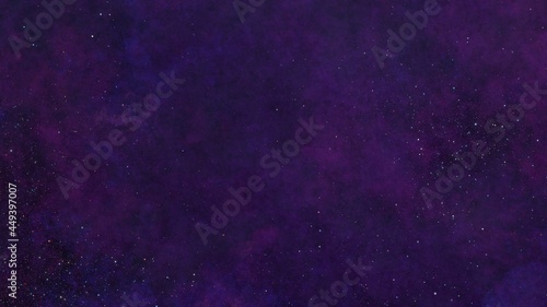 violet nebula with stars