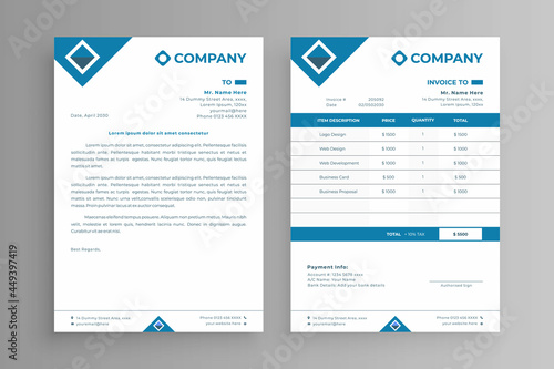 invoice & letterhead template