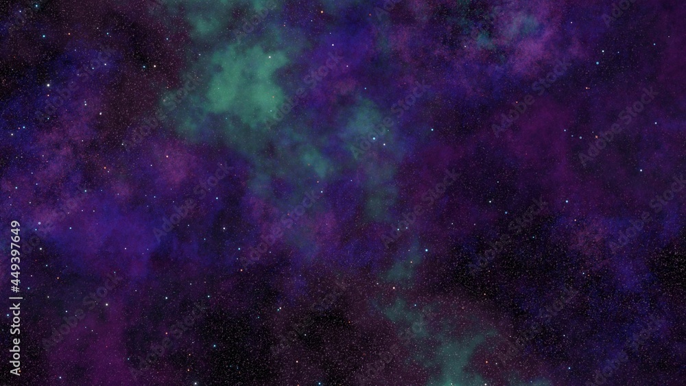 Fototapeta premium violet nebula with stars