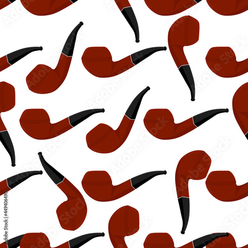 many identical seamless types smoke pipes different size for tobacco