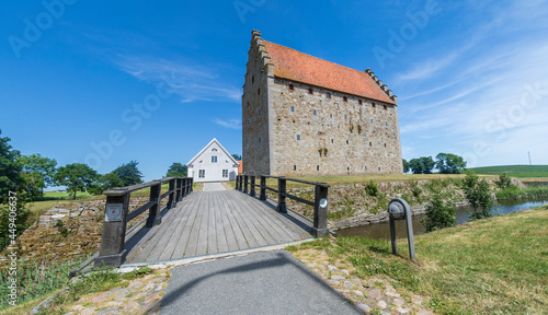 The medieval castle of Glimmingehus in the Scania region of Sweden