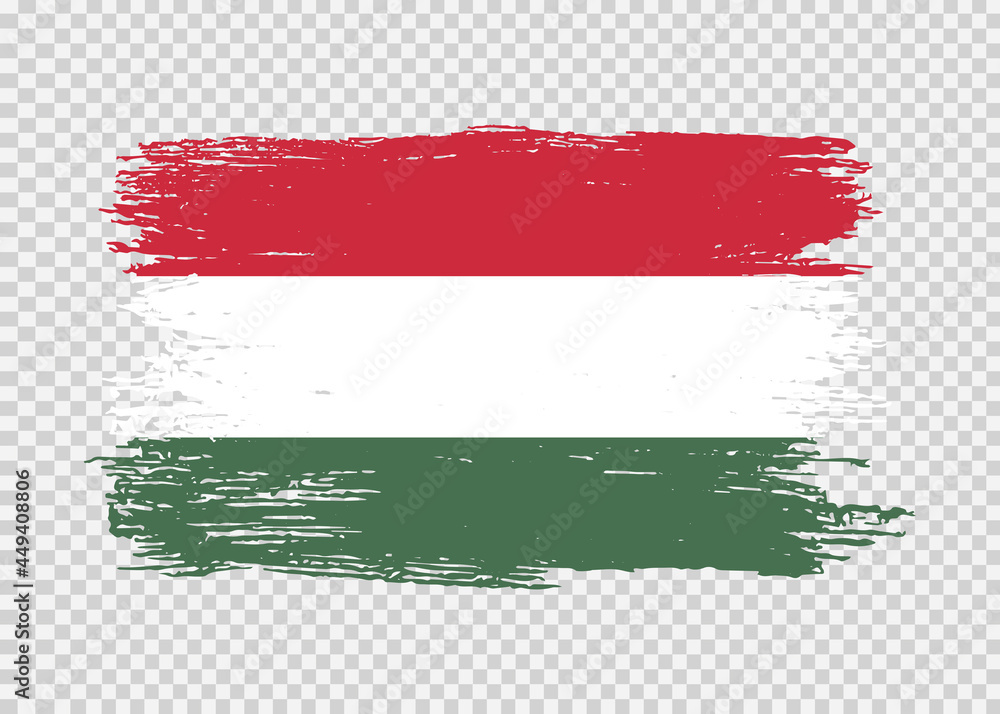 Hungary flag with brush paint textured isolated on png or transparent background,Symbol Hungary,template for banner,advertising ,promote, design,vector,top gold medal winner sport country Hungary flag with brush paint textured isolated on png or transparent background,Symbol Hungary,template for banner,advertising ,promote, design,vector,top gold medal winner sport country