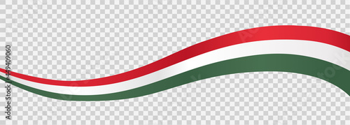 Waving flag of Hungary isolated  on png or transparent  background,Symbol of Hungary,template for banner,card,advertising ,promote, vector illustration top gold medal sport winner country photo