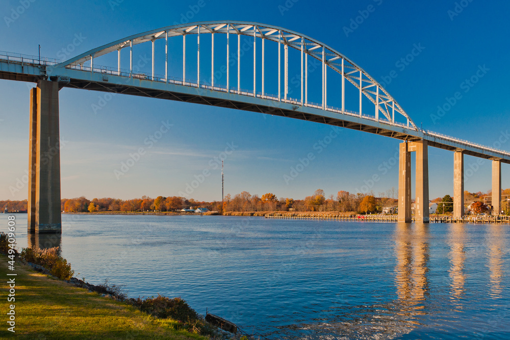 Fototapeta premium Chesapeake City Bridge, Chesapeake City, Maryland