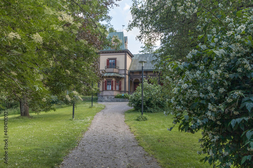 A palace at the Ronnebybrunn park, Blekinge, Sweden