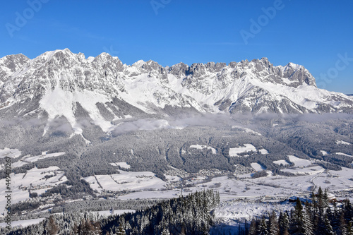 snow covered mountains Wilder Kaiser Tirol