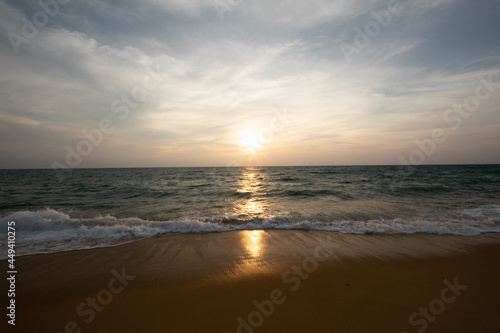 sunset and sea © Teerayut