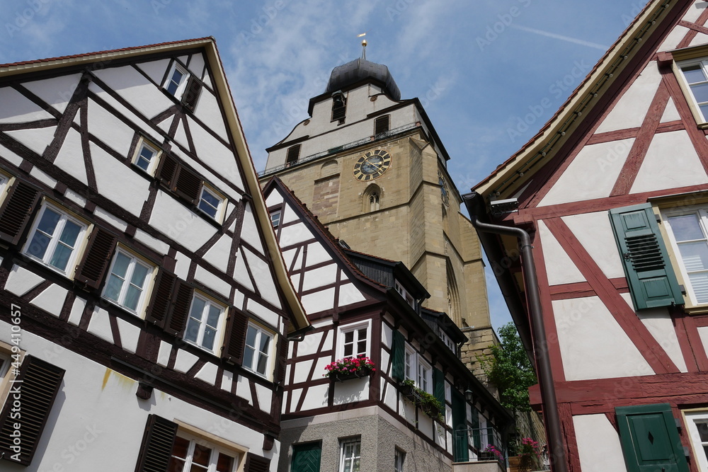 Fachwerkhäuser und Stiftskirche Herrenberg Fachwerkhäuser und Stiftskirche Herrenberg