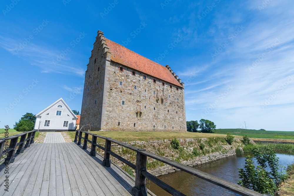 The medieval castle of Glimmingehus in the Scania region of Sweden