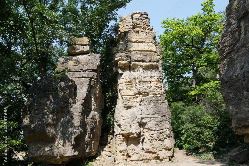 Fels bzw. Felsen Hessigheimer Felsengärten Fels bzw. Felsen Hessigheimer Felsengärten