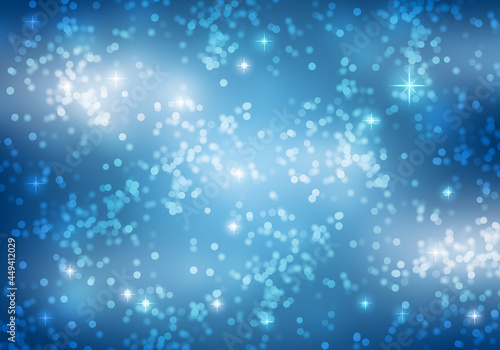 Blue abstract christmas background.