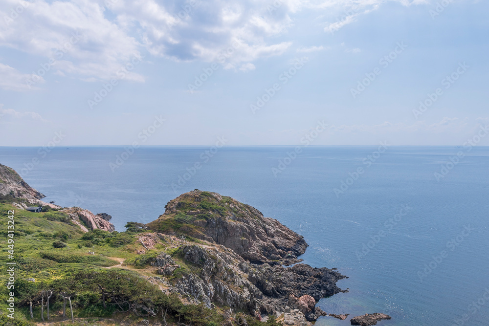 The coastline at the Kullaberg cape in Scania, Sweden The coastline at the Kullaberg cape in Scania, Sweden