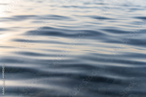 Abstract calm sea waves. Sea water surface.