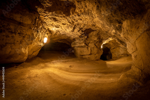 Image of the Tykarpsgrottan cave in Skåne, southern Sweden	