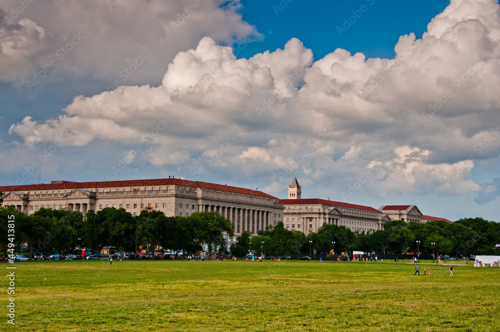 Photo of a beautiful summer day in Washington DC Photo of a beautiful summer day in Washington DC