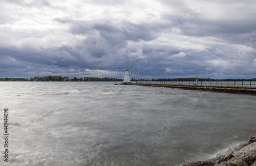 Wallpaper Mural A lighthouse in Vadstena, lake Vättern, Sweden Torontodigital.ca