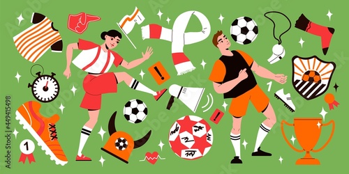 Football Flat Set