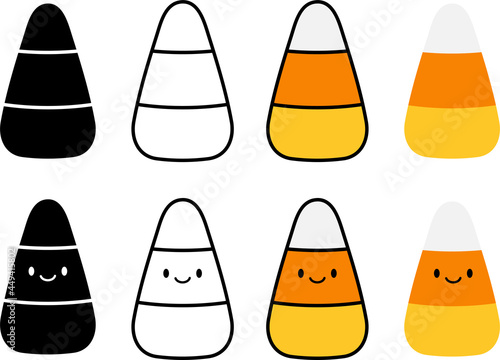 Candy Corn - Halloween Clipart