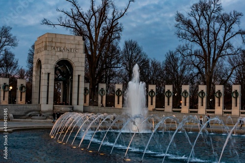 Photo of World War II Memorial, Washington DC, Winter 2019