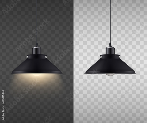 Ceiling Lamp Transparent Design Concept