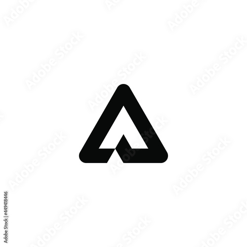 letter A logo design