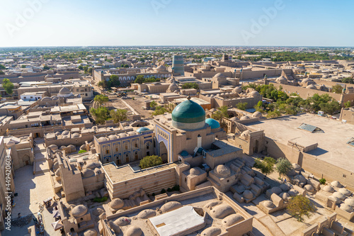 Khiva city, Uzbekistan. Ancient city in Khiva, Ichan-Kala photo