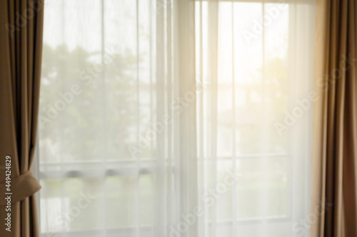 Abstract blur curtain window background