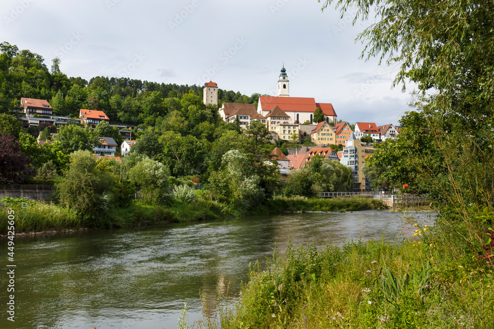 Ansicht der Stadt Horb am Neckar im Landkreis Freudenstadt