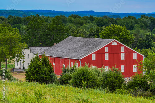 The McLean Farm Near Oak Ridge, Gettysburg National Military Park, Pennsylvania USA