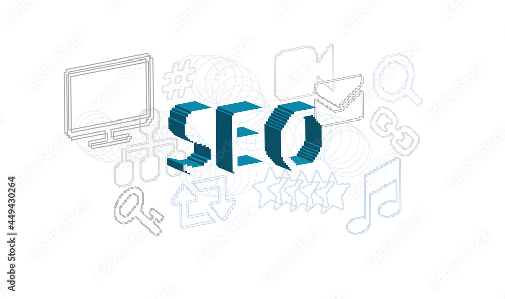 seo vector abstract concept word design symbol cloud seo vector abstract concept word design symbol cloud