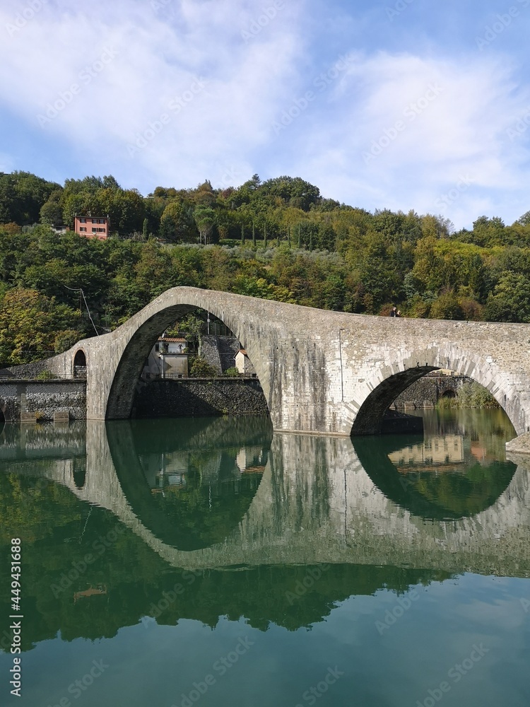 Fototapeta premium old bridge over the river