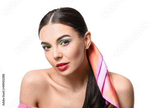 Beautiful young woman with ...