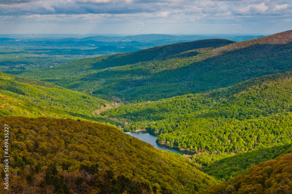 View of the Shenandoah River, Shenandoah National Park, Virginia, USA View of the Shenandoah River, Shenandoah National Park, Virginia, USA