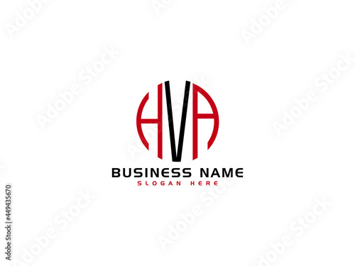 Creative HVA Logo Letter Vector Image Design For Your Business photo