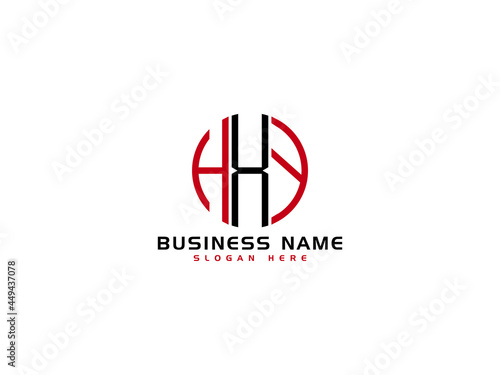 Creative HXY Logo Letter Vector Image Design For Your Business photo