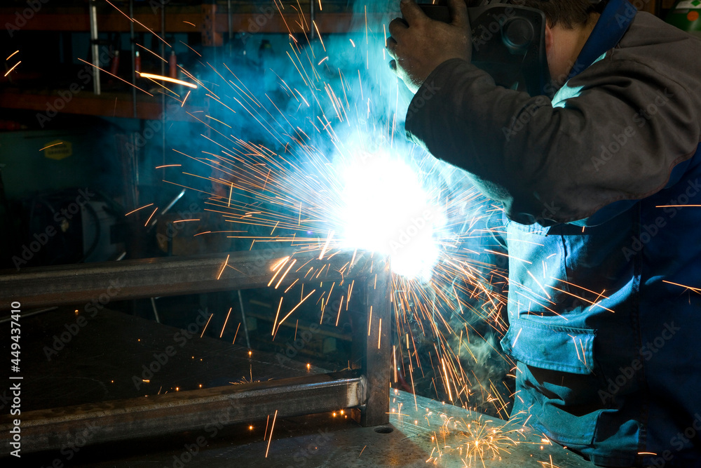 welder at work welder at work