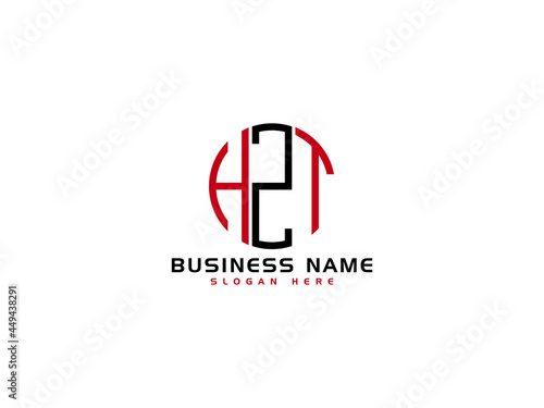 Creative HZT Logo Letter Vector Image Design For Your Business photo