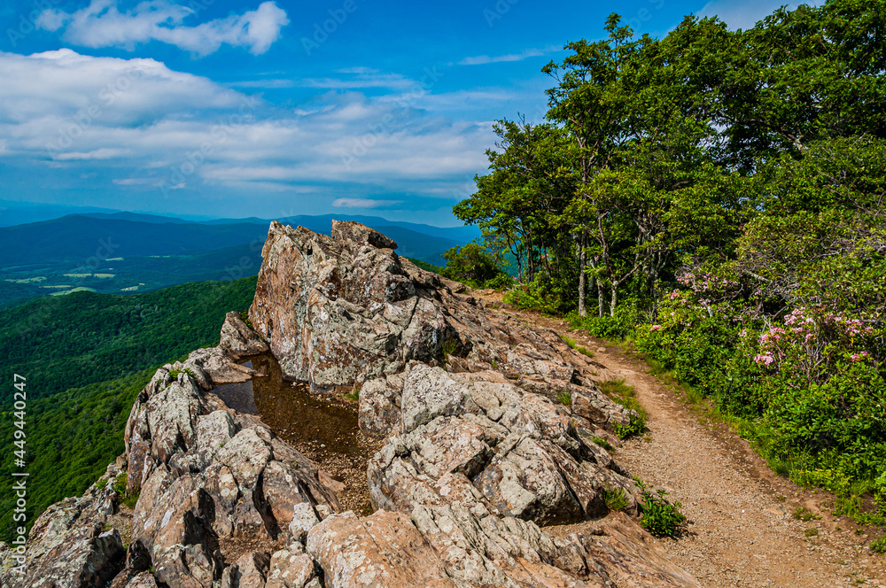 Little Stony Man Cliffs Trail, Shenandoah National Park, Virginia, USA