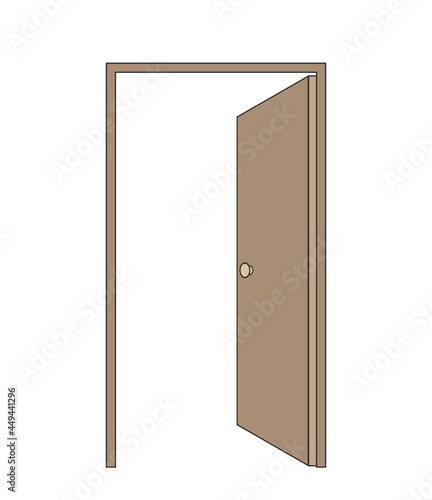 Open door illustration