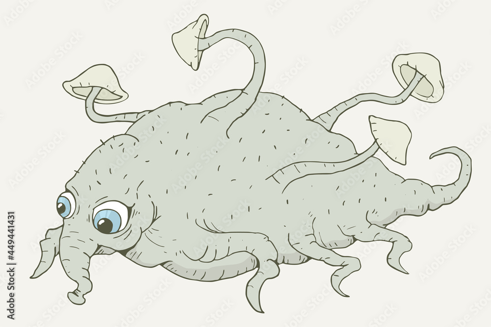 Fantasy creature illustration Fantasy creature illustration