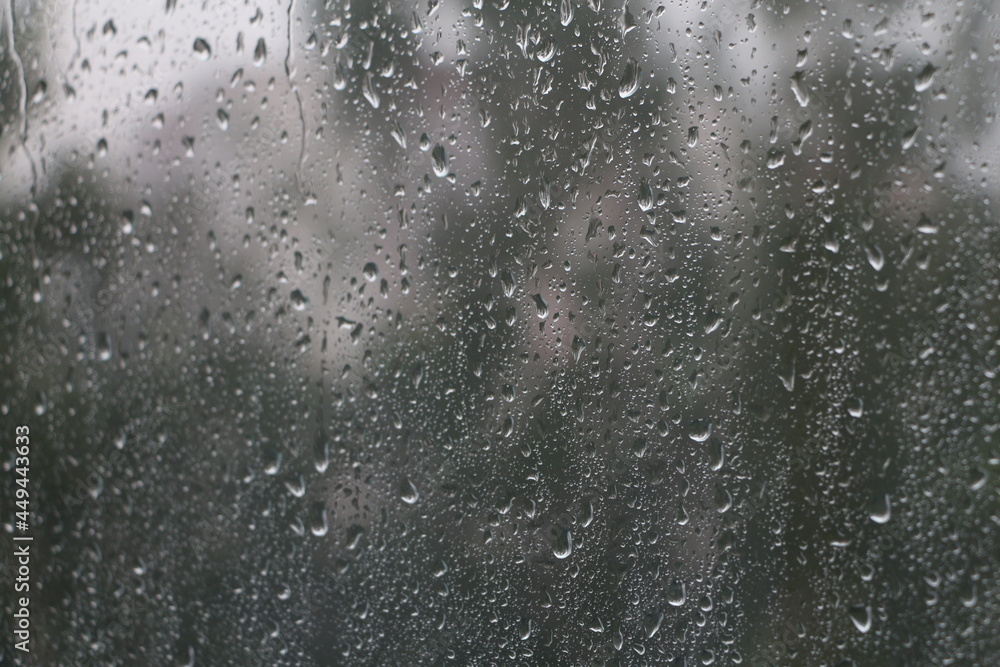 Obraz premium rain on window