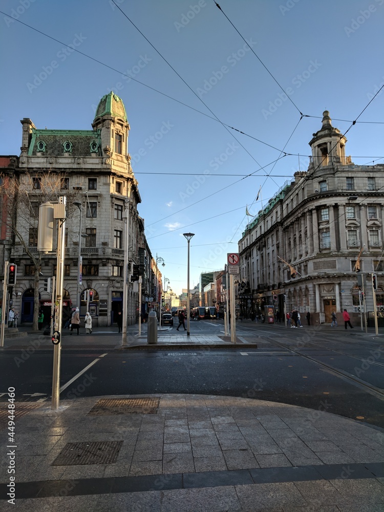 street in the city